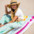 Swim Essentials - Bademadras 177 Cm - Colour Rush