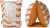 Swim Essentials - Svømmevinger 2-6 År - Orange Surfer