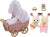 Sylvanian Families - Chocolate Bunny Twins Med Dobbelt Klapvogn