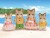 Sylvanian Families Figurer - Stribet Kattefamilie - 5180