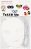 Mal Selv Masker - Teatermasker - Hvid - 16 Stk