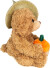 Teddy Hermann - Bamse Med Græskar 20 Cm - Halloween