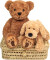Teddy Hermann - Bamse Bjørn Med Poter - Brun - 45 Cm