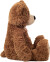 Teddy Hermann - Bamse Bjørn Med Poter - Brun - 55 Cm