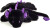 Teddy Hermann - Dragen Logan 32 Cm - Sort-Lilla