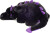 Teddy Hermann - Dragen Logan 32 Cm - Sort-Lilla