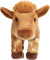 Teddy Hermann - Ko 22 Cm - Broget