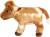 Teddy Hermann - Ko 22 Cm - Broget