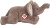 Teddy Hermann - Elefant Bamse - Grå - Liggende - 55 Cm