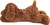 Teddy Hermann - Liggende Hund 40 Cm - Brun