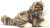 Teddy Hermann - Kat Bamse - Grå - Liggende - 20 Cm