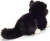 Teddy Hermann - Kat Bamse - Sort Og Hvid - Liggende - 20 Cm