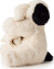 Teddy Hermann - Nusseklud - Hund Sort-Hvid