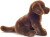 Teddy Hermann - Labrador Hund Brun - Siddende - 25 Cm - Bamse