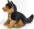 Teddy Hermann - Schæfer Hund Hvalp - Siddende - 30 Cm - Bamse