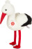 Teddy Hermann - Stork 23 Cm
