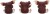 Gremlins - Three Wise Gizmo Figur - 8 2 Cm - Nemesis Now