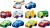 Tiny Teamsterz - Legetøjs Biler - Soft Touch - 3-Pak - Assorteret