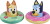 Toomies - Bluey Splash Float - Assorteret