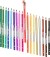 Top Model - Farveblyanter Med Blyantspidser - 18 Farver
