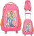Top Model - Skoletaske Trolley Til Børn - Joy - Lyserød