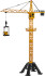 Mx - Tower Crane Rc Fjernstyret Kran - 4 Kanaler - Z6826A