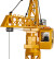 Mx - Tower Crane Rc Fjernstyret Kran - 4 Kanaler - Z6826A