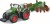 Bburago - Fendt Traktor Med Hvirvelrive - Die-Cast Metal - 10 Cm