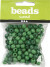 Træperler - Ø 8 Mm - Hulstr 2 Mm - Grøn - 15 G - 80 Stk