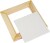 Træramme M Malerplade - D 1 5 Cm - Str 20 8X20 8 Cm - Hvid - 1 Stk
