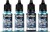 Vallejo 77264 - True Metallic Metal - Hydra Turquoise Paint 4X18 Ml