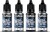Vallejo 77270 - True Metallic Metal - Obsidian Black Paint 4X18 Ml