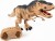 Fjernstyret Dinosaur Legetøj Med Lys Og Lyd - T-Rex - 46 Cm - Dinosaur