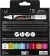 Uni - Chalk Marker 5M - Basis Farver 8 Stk