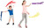 Vimpel I Ring 30 Cm - Assorteret Farver - 1 Stk