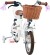 Volare - Børnecykel Med Støttehjul - 12 Tommer - Blossom Hvid