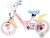 Volare - Børnecykel Med Støttehjul - 12 Tommer - Pink - Stitch