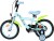 Volare - Bluey Cykel Med Støttehjul - 14 Tommer - Blå Grøn
