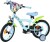 Volare - Bluey Cykel Med Støttehjul - 14 Tommer - Blå Grøn