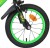 Volare - Strike Cykel - 14 Tommer - Støttehjul - Grøn Sort