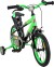 Volare - Strike Cykel - 14 Tommer - Støttehjul - Grøn Sort