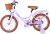 Volare - Ashley 16 Børnecykel - Kurv Og Støttehjul - Lilla Pastel