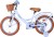 Volare - Ashley 16 Børnecykel - Kurv Og Støttehjul - Pastel Blå