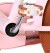 Volare - Ashley 16 Børnecykel - Kurv Og Støttehjul - Pastel Pink
