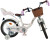 Volare - Børnecykel Med Støttehjul - 16 - Blossom - Hvid