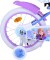 Volare - Børnecykel - Frost - Elsa Anna Olaf - 16 - Blå Pink