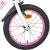 Volare - Lily Cykel - 16 Tommer - Støttehjul - Hvid