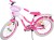 Volare - Børnecykel Med Kurv - 20 Tommer - Blomster - Pink