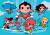 Clementoni Puslespil - Dc Super Friends - Super Color - 30 Brikker