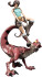 Weta Workshop - Tomb Raider - Lara Croft Raptor Figure Mini Epics